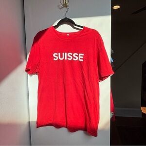 Red Suisse Men's T-Shirt